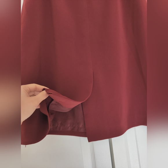 NWOT Burgundy Skirt - Picture 4 of 7